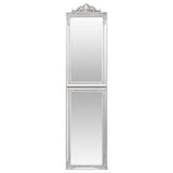 Vidaxx Spiegel freistehend 40x160 cm weiß silber