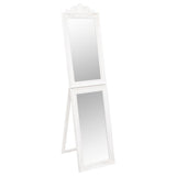 Vidaxx Spiegel freistehend 50x200 cm weiß