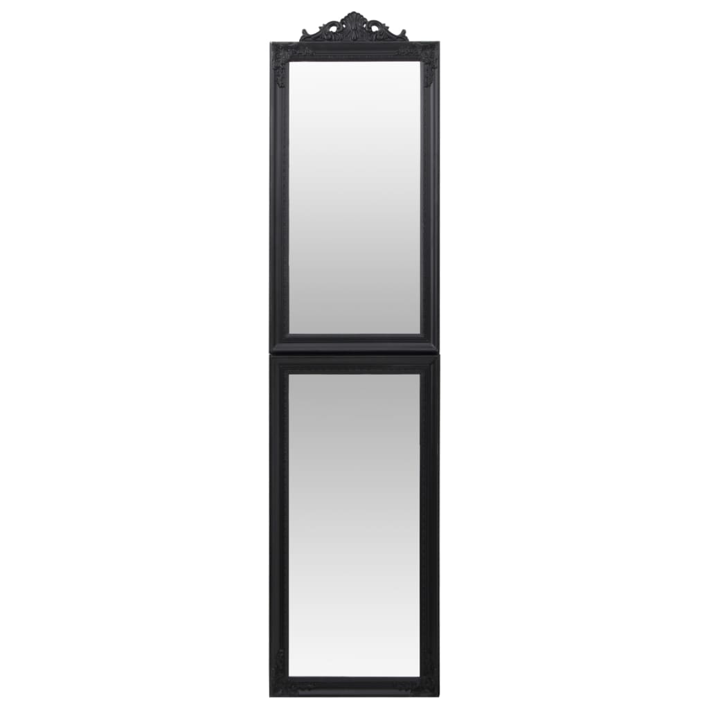 Vidaxx Spiegel freistehend 50x200 cm schwarz