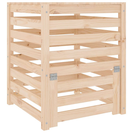 Vidaxx Kompostbehälter 63,5x63,5x77,5 cm massives Kiefernholz