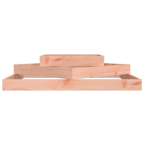 Vidaxl plantenbak 112x112x27 cm massief douglashout