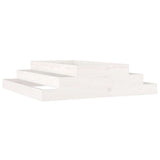 Vidaxx Pflanzgefäß 110x110x27 cm massives Kiefernholz weiß