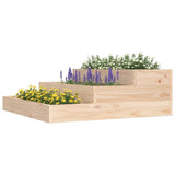 VidaXL Pflanzgefäß 78x78x27 cm aus massivem Kiefernholz