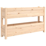 Vidaxx Pflanzgefäß 112x25x66 cm aus massivem Kiefernholz