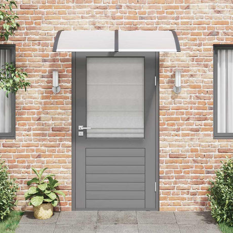 Vidaxx Türvordach 150x100 cm Polycarbonat schwarz