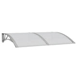 Vidaxx Türvordach 150x100 cm Polycarbonat grau