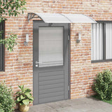Vidaxx Türvordach 150x100 cm Polycarbonat grau