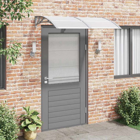 Vidaxx Türvordach 150x100 cm Polycarbonat grau