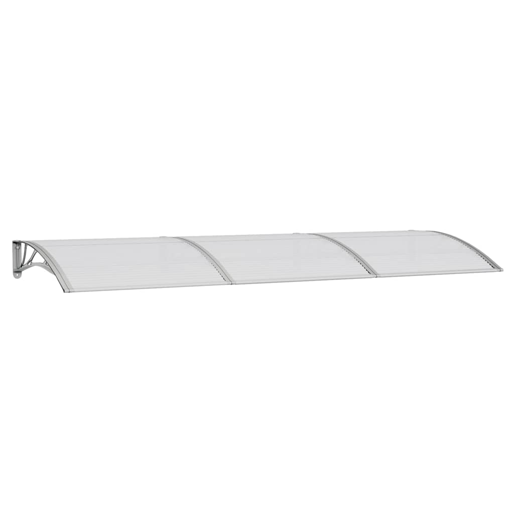 Vidaxx Türvordach 300x100 cm Polycarbonat grau