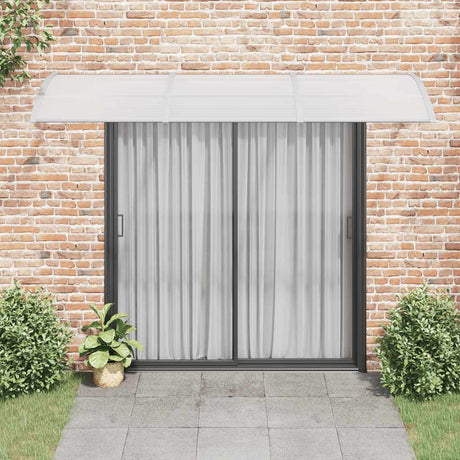 Vidaxx Türvordach 300x100 cm Polycarbonat grau