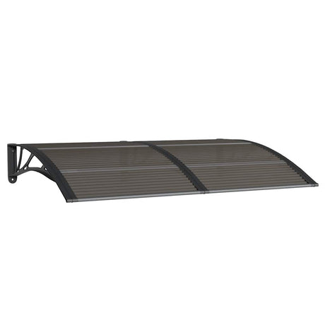 Vidaxx Türvordach 150x100 cm Polycarbonat schwarz