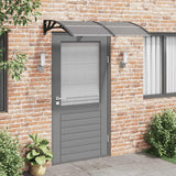 Vidaxx Türvordach 150x100 cm Polycarbonat schwarz