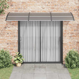 Vidaxx Türvordach 300x100 cm Polycarbonat schwarz