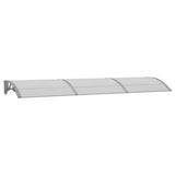 Vidaxx Türvordach 300x75 cm Polycarbonat grau