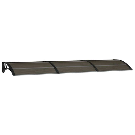 Vidaxx Türvordach 300x75 cm Polycarbonat schwarz