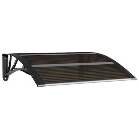 Vidaxx Türvordach schwarz 80x75 cm Polycarbonat