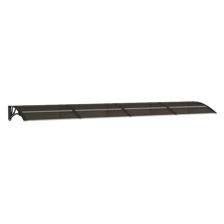 Vidaxx Türvordach 350x75 cm Polycarbonat schwarz