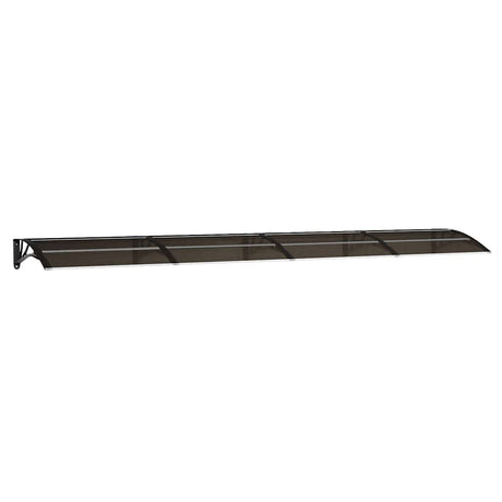 Vidaxx Türvordach 400x75 cm Polycarbonat schwarz