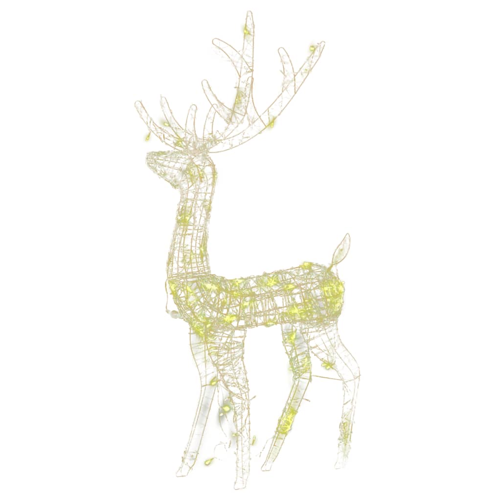 VidaXL Weihnachtsdekoration Rentier 3 Stk. 120 cm Acryl warmweiß