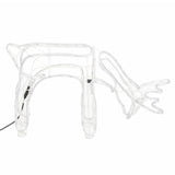 VidaXL Weihnachtsfigur Rentier 3 Stück 73x31x45 cm warmweiß