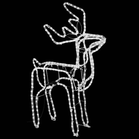 VidaXL Weihnachtsfigur Rentier 3 Stück 76x42x87 cm kaltweiß