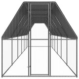 VidaXL Außenstall für Hühner 2x12x2 m aus verzinktem Stahl