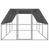VidaXL Außenstall für Hühner 3x6x2 m aus verzinktem Stahl