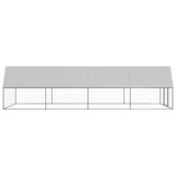 VidaXL Außenstall für Hühner 3x8x2 m aus verzinktem Stahl