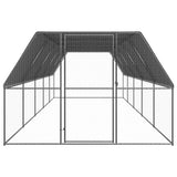 VidaXL Außenstall für Hühner 3x10x2 m aus verzinktem Stahl