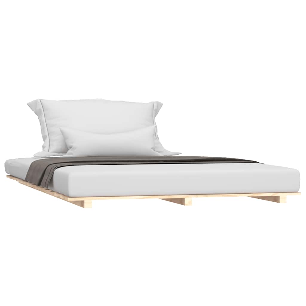 Vidaxl bedframe massief grenenhout 150x200 cm