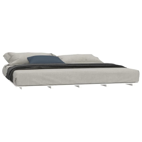 Vidaxl bedframe massief grenenhout wit 160x200 cm