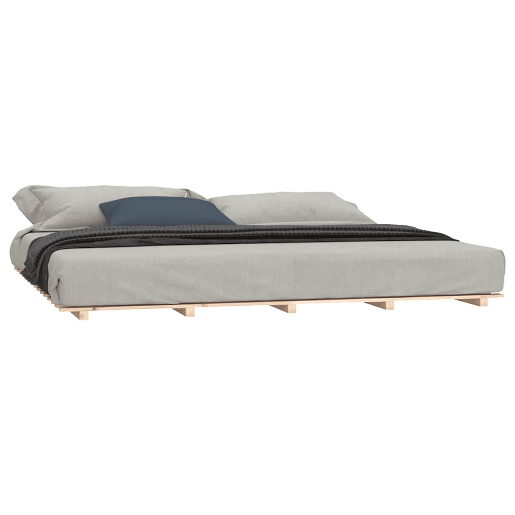 Vidaxl bedframe massief grenenhout 180x200 cm