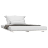 Vidaxl bedframe massief grenenhout wit 135x190 cm