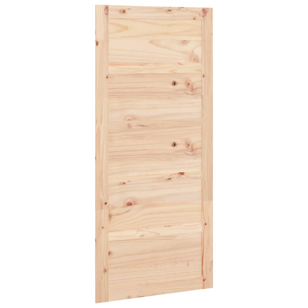 VidaXL Schiebetür 90x1,8x204,5 cm massives Kiefernholz