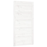 VidaXL Schiebetür 100x1,8x204,5 cm massives Kiefernholz weiß