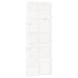 VidaXL Schiebetür 80x1,8x214 cm massives Kiefernholz weiß