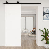 VidaXL Schiebetür 80x1,8x214 cm massives Kiefernholz weiß