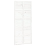 VidaXL Schiebetür 90x1,8x214 cm massives Kiefernholz weiß
