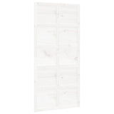 VidaXL Schiebetür 100x1,8x214 cm massives Kiefernholz weiß