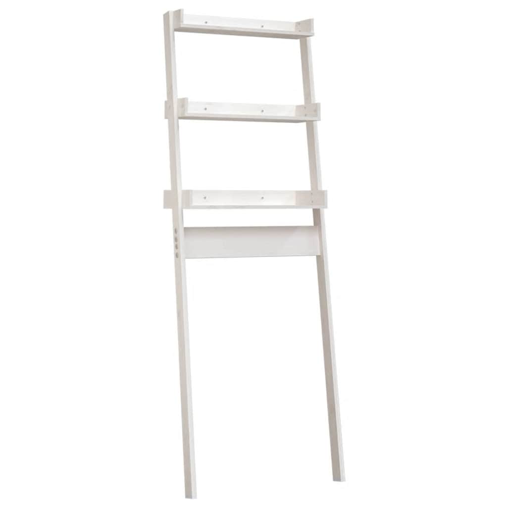 Vidaxx Toilettenständer 63,5x32x179 cm massives Kiefernholz weiß