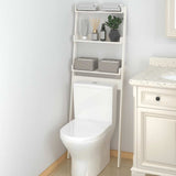Vidaxx Toilettenständer 63,5x32x179 cm massives Kiefernholz weiß