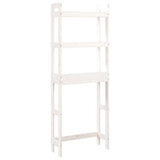 Vidaxx Toilettenständer 63x26x171 cm massives Kiefernholz weiß