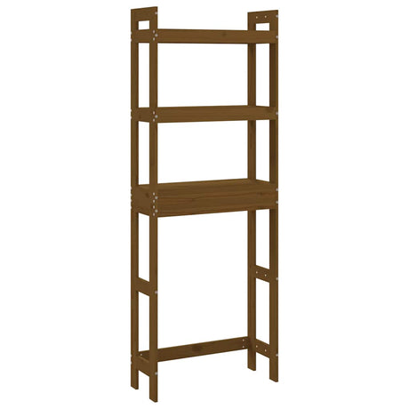 Vidaxx Toilettenständer 63x26x171 cm massives Kiefernholz honigbraun