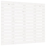 Vidaxl hoofdbord wandmontage 106x3x91,5 cm massief grenenhout wit