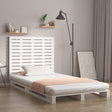 Vidaxl hoofdbord wandmontage 106x3x91,5 cm massief grenenhout wit