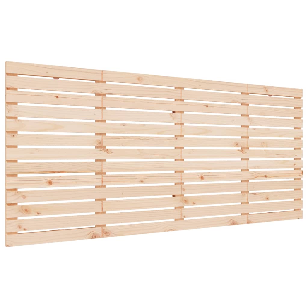 Vidaxl hoofdbord wandmontage 206x3x91,5 cm massief grenenhout