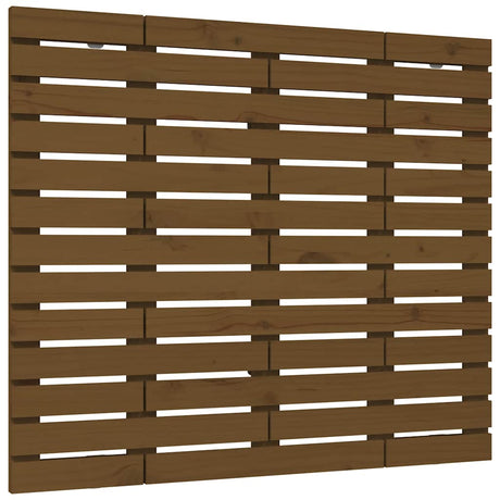 Vidaxl hoofdbord wandmontage 96x3x91,5 cm grenenhout honingbruin