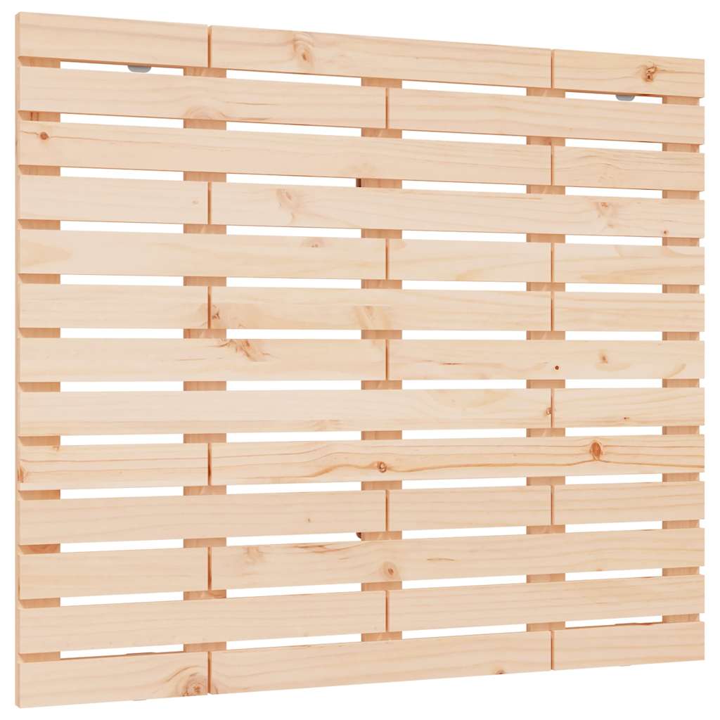 Vidaxl hoofdbord wandmontage 126x3x91,5 cm massief grenenhout