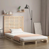 Vidaxl hoofdbord wandmontage 126x3x91,5 cm massief grenenhout