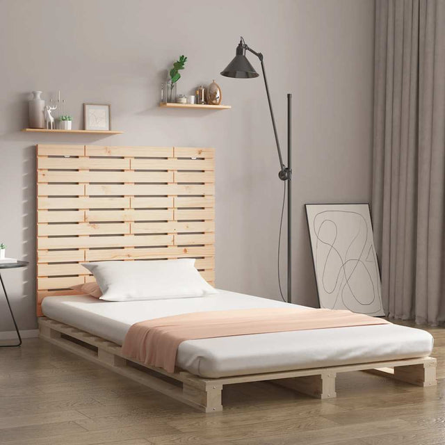 Vidaxl hoofdbord wandmontage 126x3x91,5 cm massief grenenhout